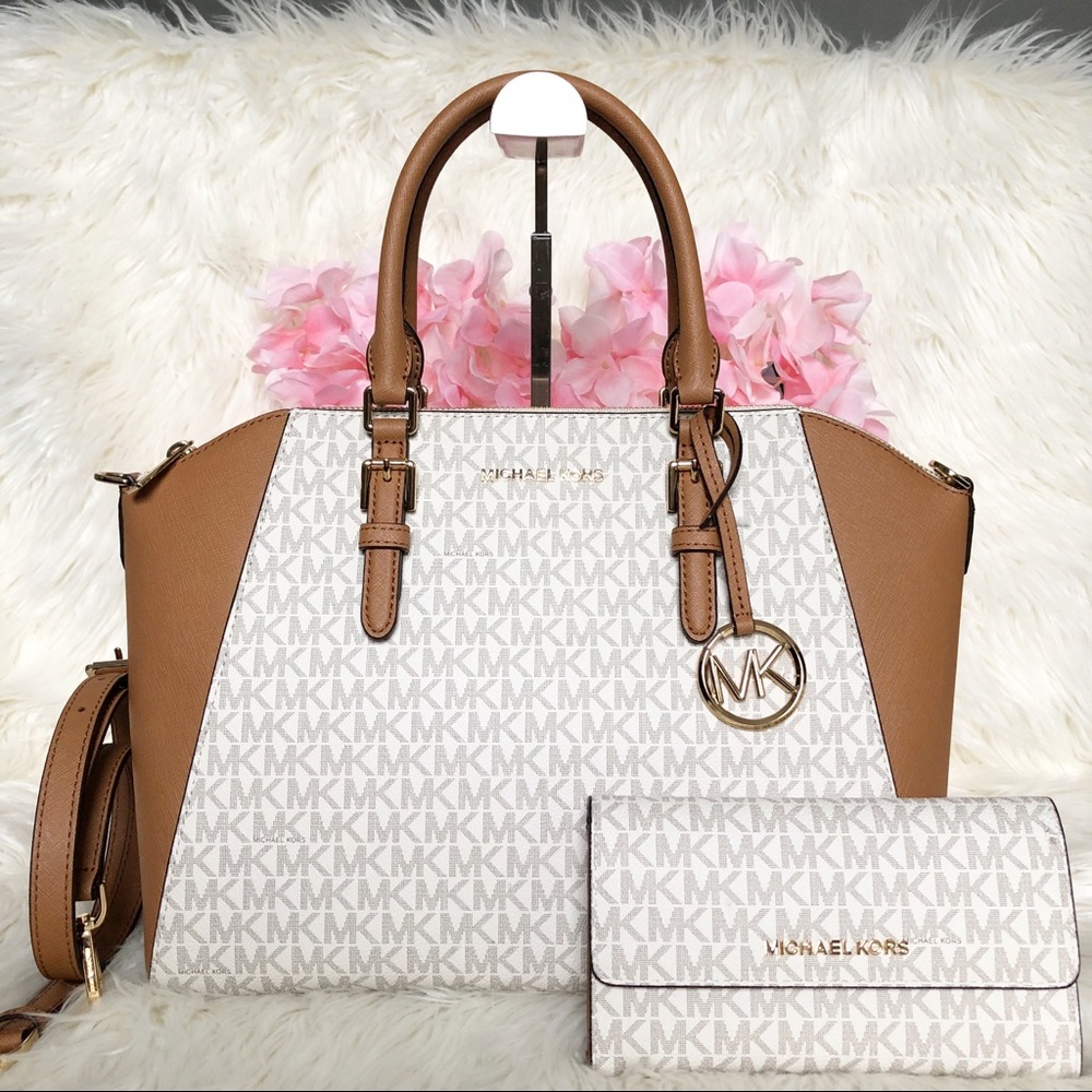 Michael Kors Ciara Satchel Purse - medium large